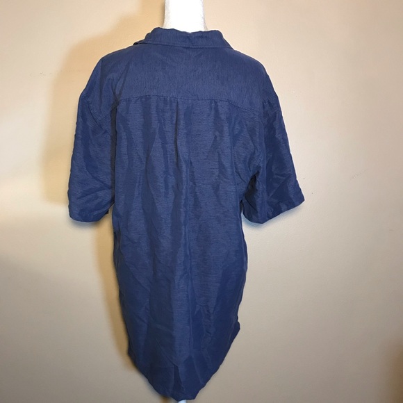Jack O'Neill Collection Men's Short Sleeve blue Shirt Size L - Picture 3 of 9